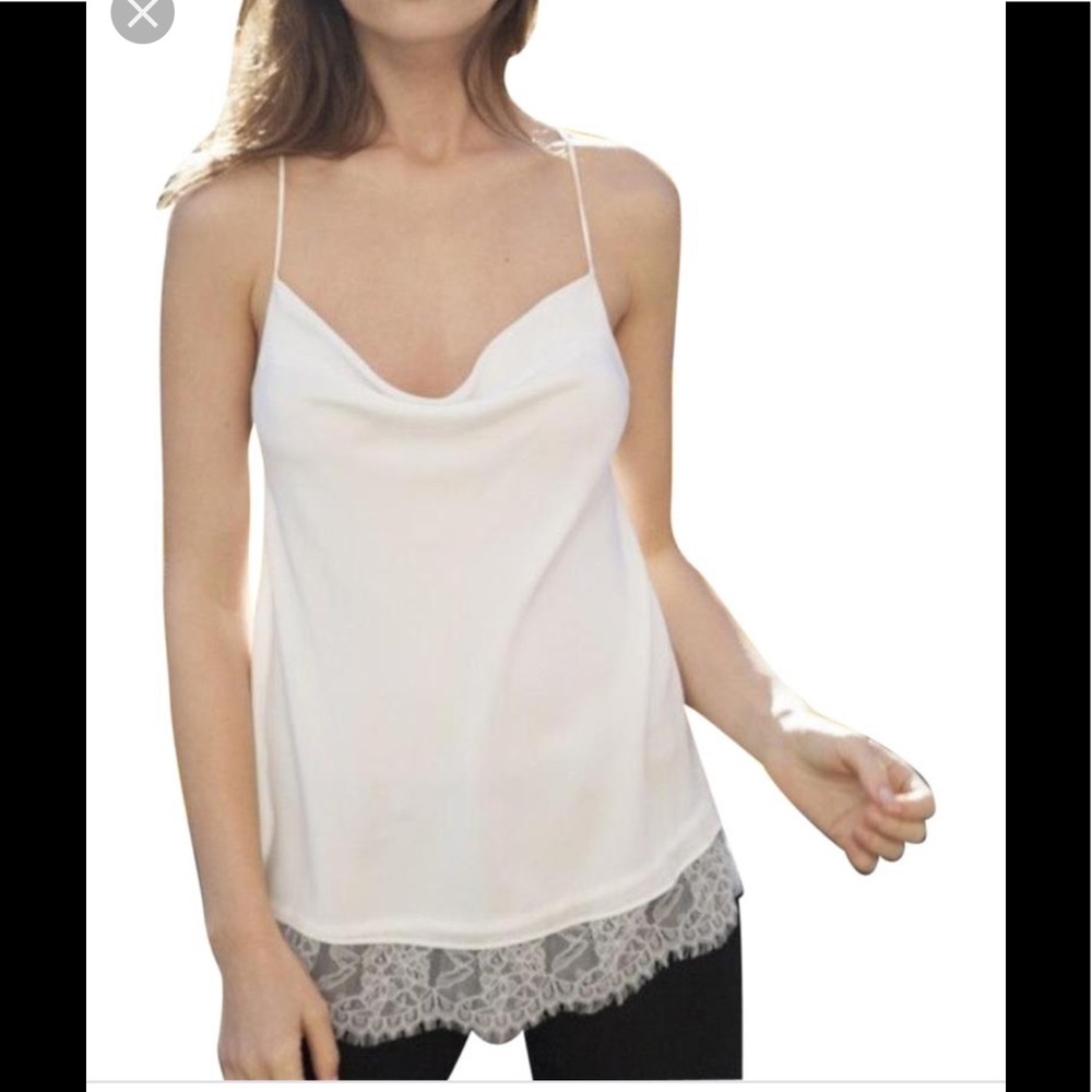 CAMI NYC the Aubrey top in white XS NWTS